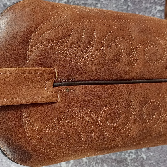 Vintage Leather Cowboy Boots 3B13769 S-13979W Made In Canada - Picture 3 of 9